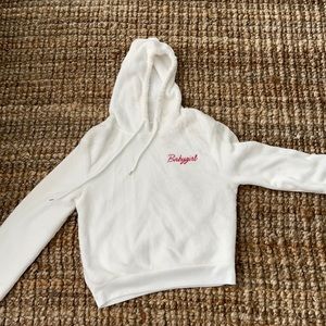 Small White Babygirl Hoodie